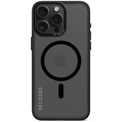 decoded-d24ipo15pmbct2fk-funda-para-iphone-15-pro-max-17-cm-67-negro-transparente