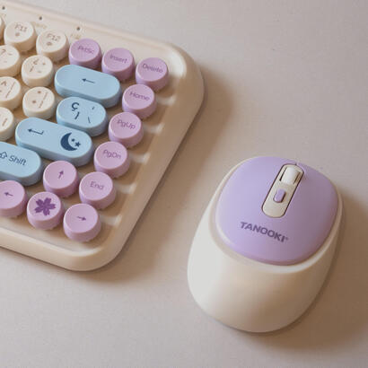 tanooki-tnk4001-teclado-raton-incluido-hogar-usb-bluetooth-qwerty-ingles-espanol-crema-de-color