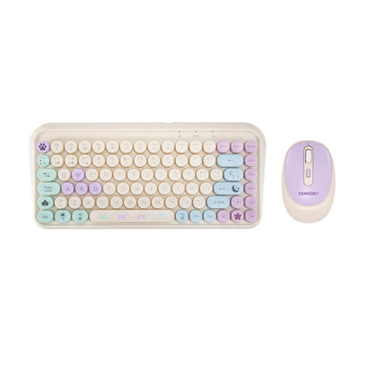 tanooki-tnk4001-teclado-raton-incluido-hogar-usb-bluetooth-qwerty-ingles-espanol-crema-de-color
