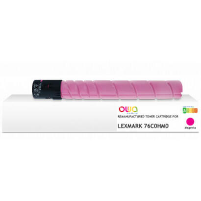 owa-toner-compatible-con-lexmark-76c0hm0-magenta-34000-s