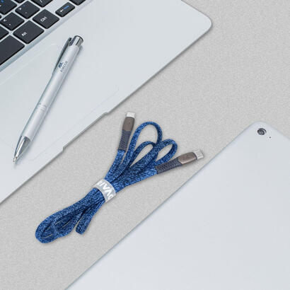 rivacase-ps6105-bl12-cable-usb-usb-20-12-m-usb-c-azul