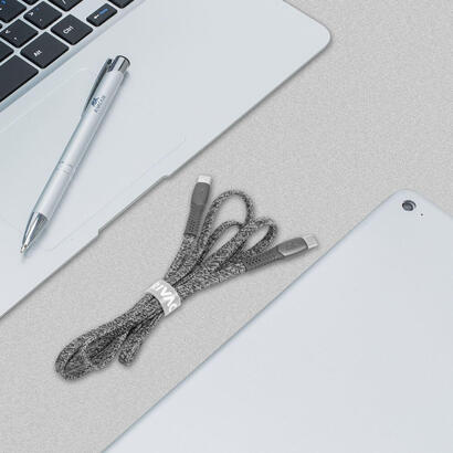 cable-usb-c-to-usb-c-12mgrey-ps6105-gr12-rivacase