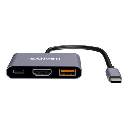 canyon-usb-3-in1-hub-usb-c-hdmi-1xusb-a-pd-100w-retail