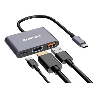 canyon-usb-3-in1-hub-usb-c-hdmi-1xusb-a-pd-100w-retail