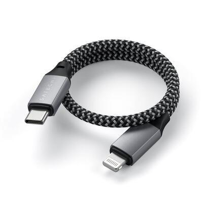 satechi-st-tcl10m-cable-usb-025-m-usb-c-usb-clightning-negro-gris