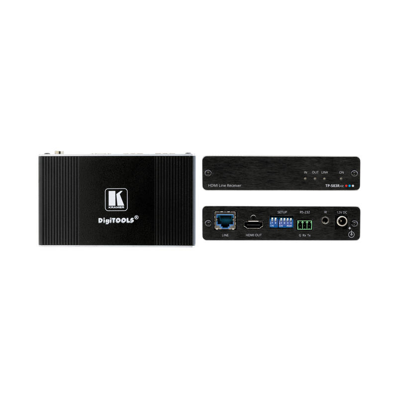 kramer-receptor-hd-base-t-alto-rendimiento-4k-hdmi-tp-583rxr-negro