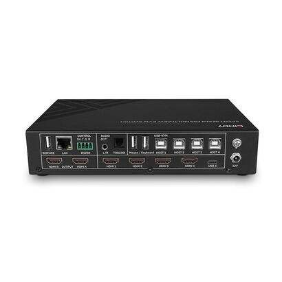 lindy-32330-interruptor-kvm-negro