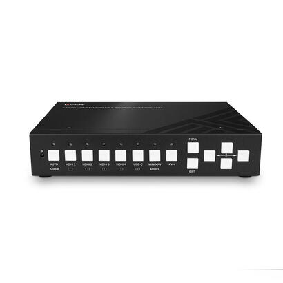 lindy-32330-interruptor-kvm-negro