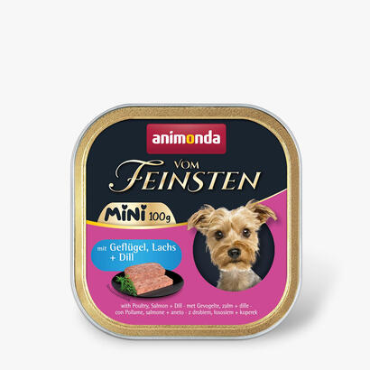 comida-humeda-para-perros-animonda-vom-feinsten-adult-mini-poultry-salmon-and-dill-100g