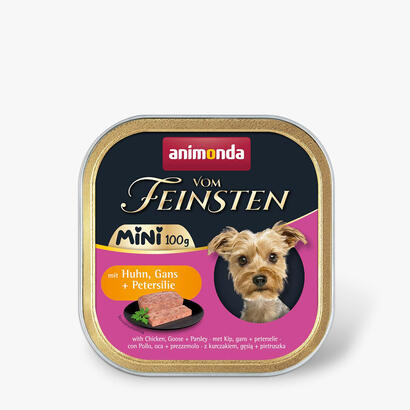 comida-humeda-para-perros-animonda-vom-feinsten-adult-mini-chicken-goose-and-parsley-100g