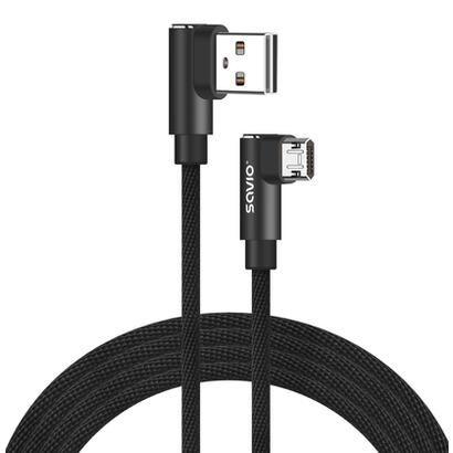 savio-cl-161-dwustronny-kabel-usb-micro-usb-1m-ktowy-oplot-cable-usb-usb-20-usb-a-micro-usb-a-negro