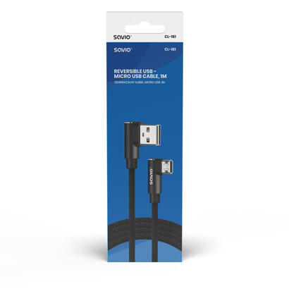 savio-cl-161-dwustronny-kabel-usb-micro-usb-1m-ktowy-oplot-cable-usb-usb-20-usb-a-micro-usb-a-negro