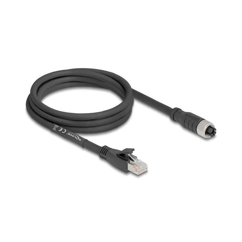 delock-m12-cable-x-kodiert-8-pin-buchse-zu-rj45-stecker-cat5e-s-ftp-flexibel-2-m-schwarz