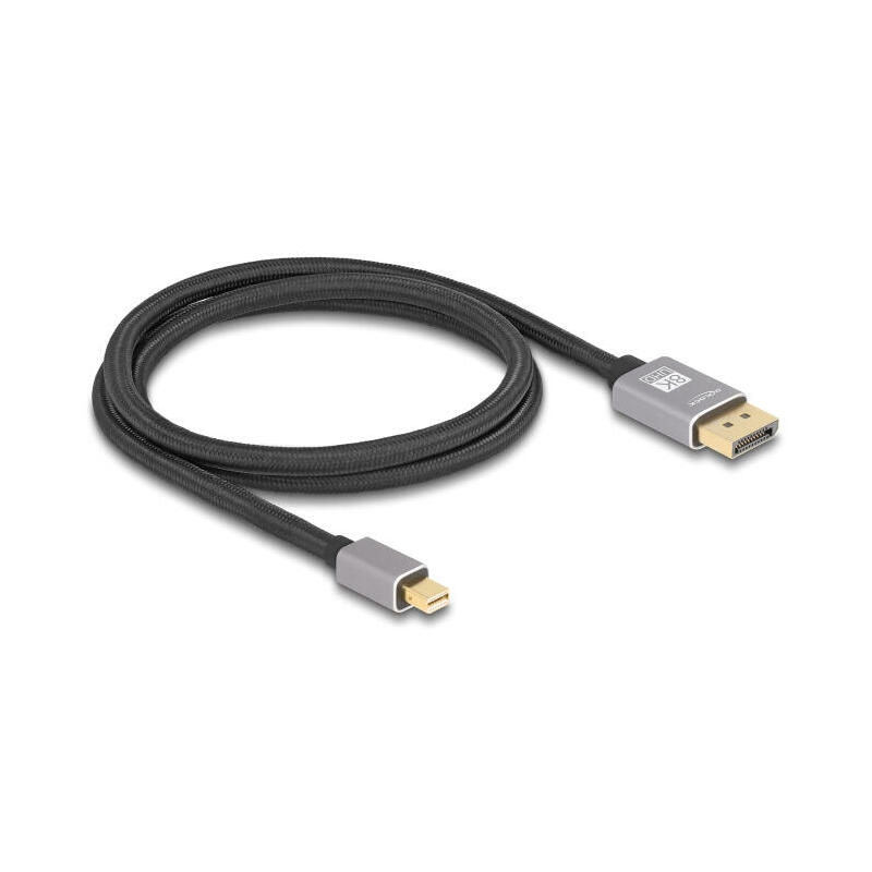 mini-displayport-zu-displayport-cable-8k-60-hz-1-m-grau-metall-ohne-einrastfunktion