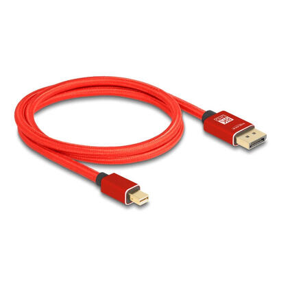 delock-mini-displayport-zu-displayport-cable-8k-60-hz-1-m-rot-metall-ohne-einrastfunktion