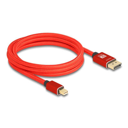 delock-mini-displayport-zu-displayport-cable-8k-60-hz-2-m-rot-metall-ohne-einrastfunktion