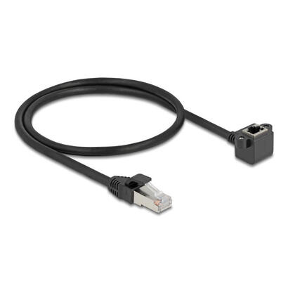 netzwerk-verlangerungscable-rj45-stecker-zu-rj45-buchse-90-gewinkelt-cat6-f-utp-05-m-schwarz