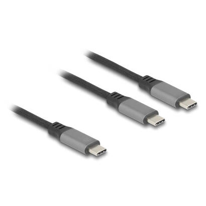 delock-usb-c-y-cable-1-x-stecker-zu-2-x-stecker-pd-30-100-w-intelligente-stromaufteilung-12-m