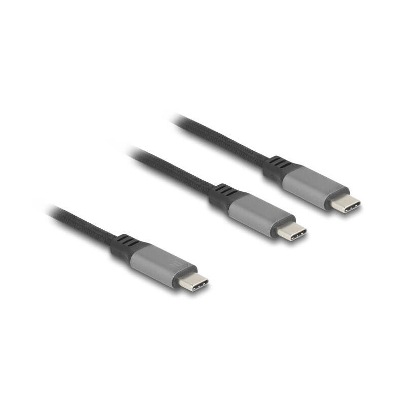 delock-usb-c-y-cable-1-x-stecker-zu-2-x-stecker-pd-30-100-w-intelligente-stromaufteilung-12-m