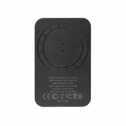 rivacase-va2603-bateria-externa-polimero-de-litio-5000-mah-cargador-inalambrico-negro