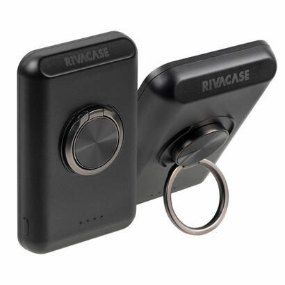 rivacase-va2603-bateria-externa-polimero-de-litio-5000-mah-cargador-inalambrico-negro