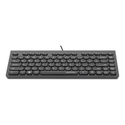 manhattan-slim-usb-mini-teclado-15m-cable-negro