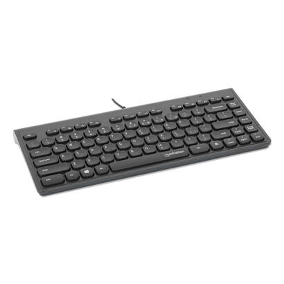 manhattan-slim-usb-mini-teclado-15m-cable-negro