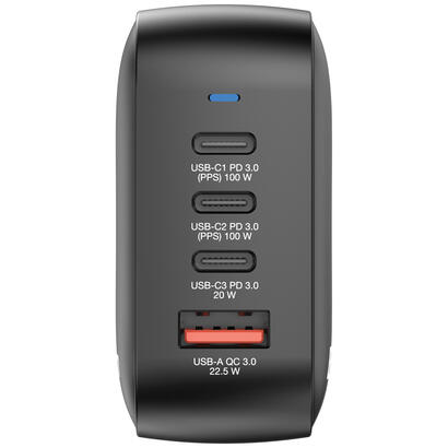 cargador-verbatim-mini-gan-wall-charger-3xusb-tipo-c-1xusb-100w