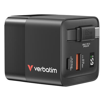 cargador-de-pared-universal-verbatim-gan-charger-1xusb-tipo-c-1xusb-1xusb-tipo-c-macho-65w