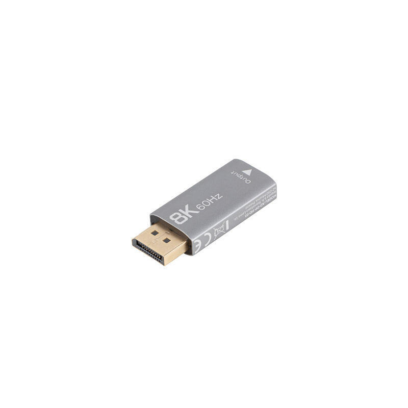 adapter-displayportm-hdmif8k-srebrny adapter-displayportm-hdmif8k-srebrny