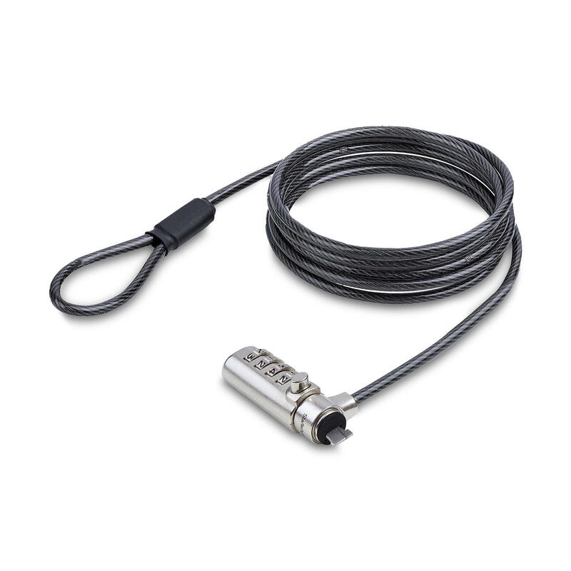 startechcom-sstdc4d-laptop-lock-cable-antirrobo-negro-plata-2-m