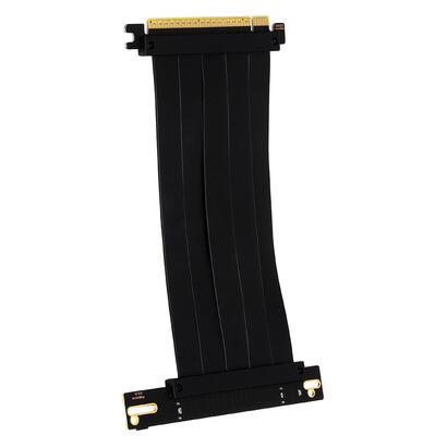 aisens-cable-de-extension-riser-pcie-40-x16-flexible-blindaje-emi-longitud-17cm-negro