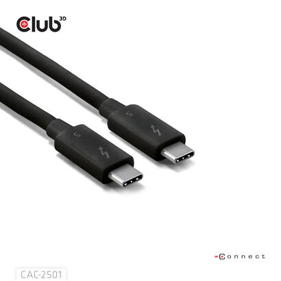 club3d-cac-2501-cable-thunderbolt-1-m-120-gbits-negro