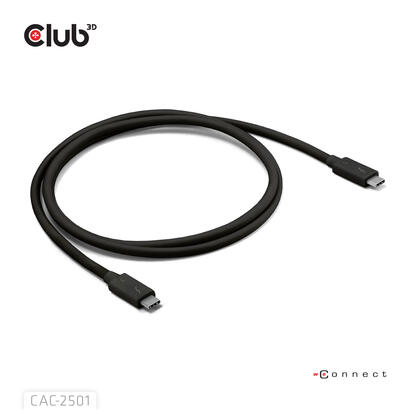club3d-cac-2501-cable-thunderbolt-1-m-120-gbits-negro