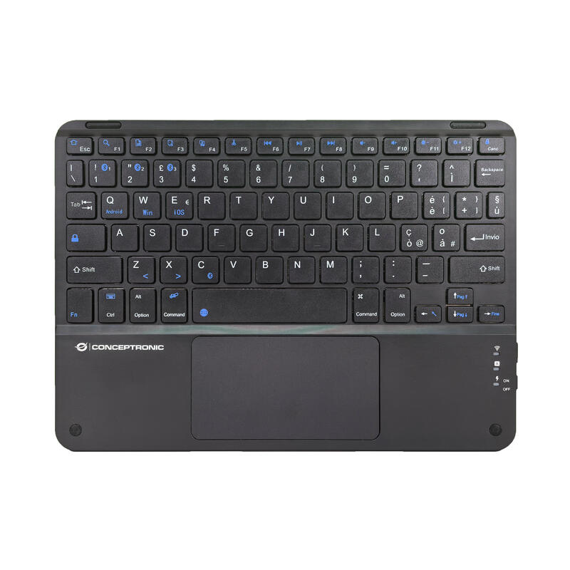 conceptronic-tobin01bit-teclado-universal-bluetooth-qwerty-italiano-negro