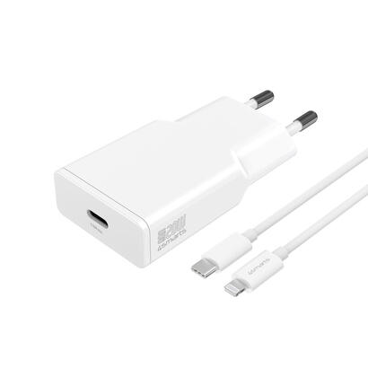 cargador-de-pared-4smarts-pdplug-slim-20w-gan-1c-usb-c-auf-lightning-15m-blanco