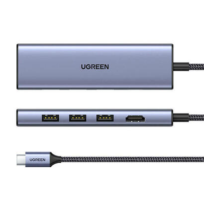 adapter-hub-ugreen-revodok-cm511-usb-c-do-hdmi-3x-usb-a-30-sdtf
