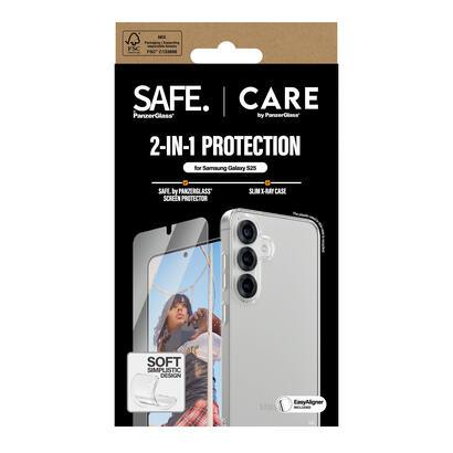 panzerglass-care-by-2-in-1-bundle-samsung-galaxy-s25-protector-de-pantalla-1-piezas