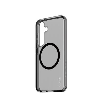 panzerglass-care-by-urban-combat-case-smokey-w-black-qi-compatible-samsung-galaxy-s25-funda-para-samsung-galaxy-s25-negro