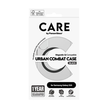 panzerglass-care-by-urban-combat-case-transparent-w-black-qi-compatible-samsung-galaxy-s25-funda-para-samsung-galaxy-s25-transpa