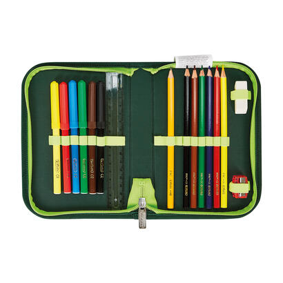 herlitz-softlight-plus-jungle-verdedunkelverde-inkl-befulltem-16-tlg-schuleretui-faulenzermappchen-sportbeutel-50037605