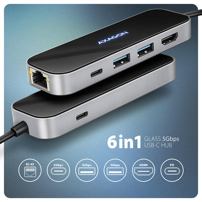 hub-hmc-6gln-wieloportowy-usb-6in1-5gbps-2xusb-a-1x-usb-c-glan-hdmi-4k60hz-pd-100w-20cm-usb-c-kabel