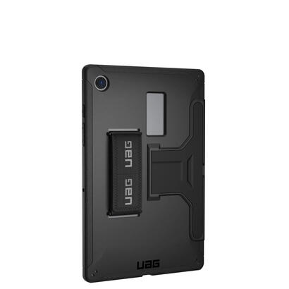 uag-case-for-galaxy-tab-a8-105-in-2022-sm-x200-sm-x205-scout-black-carcasa-trasera-para-tableta-con-soporte-y-correa-de-mano-pol