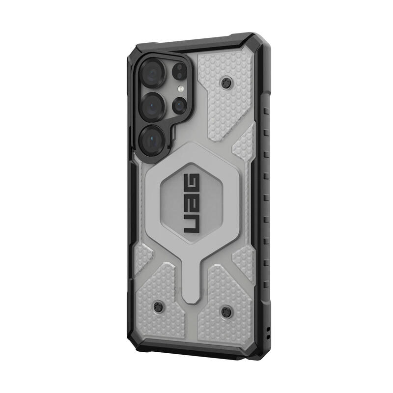 uag-funda-pathfinder-en-color-hielo-plateado-samsung-galaxy-s25-ultra