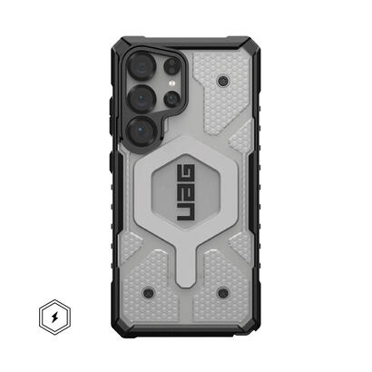 uag-funda-pathfinder-en-color-hielo-plateado-samsung-galaxy-s25-ultra