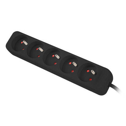 lanberg-regleta-5-tomas-1m-para-sais-ps0-05e-0100-iec-bk