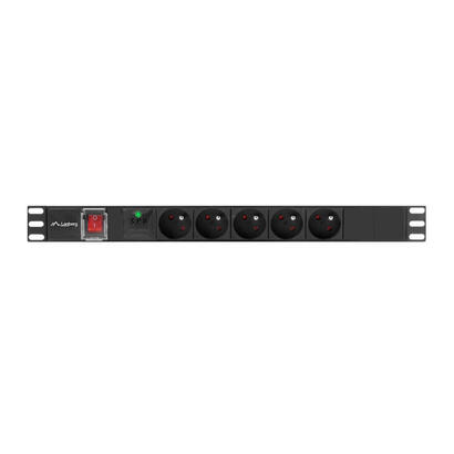 lanberg-pdu-power-distribution-unit-19-1u-16a-5x-230v-french-outelts-2m-c14-black