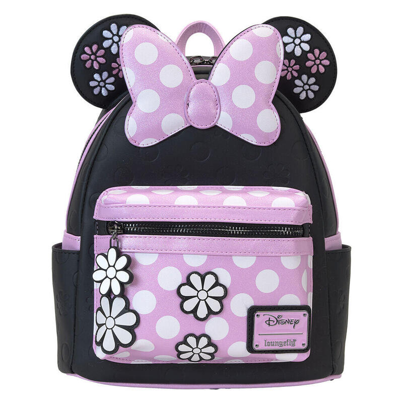 mochila-floral-rock-the-dots-minnie-disney-loungefly