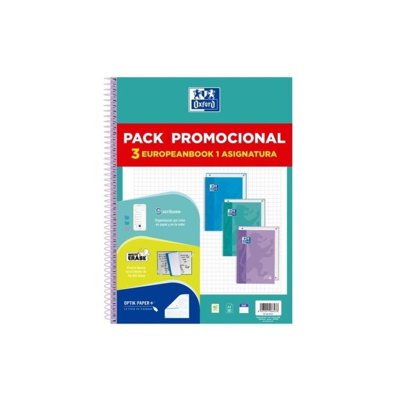 oxford-europeanbook-1-touch-pack-de-3-cuadernos-espiral-formato-a4-cuadriculado-5x5mm-80-hojas-90gr-tapa-extradura