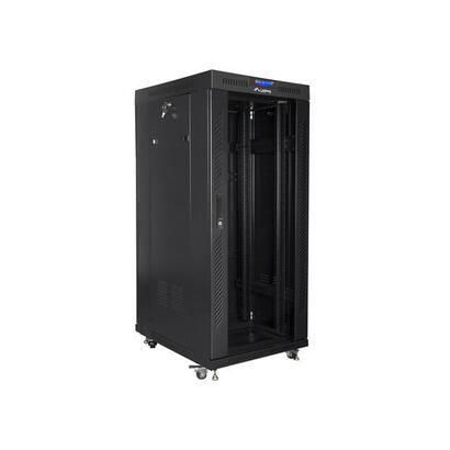 armario-rack-19-de-pie-27u800x1000-flat-pack-negro-con-puerta-cristal-lcd-lanberg